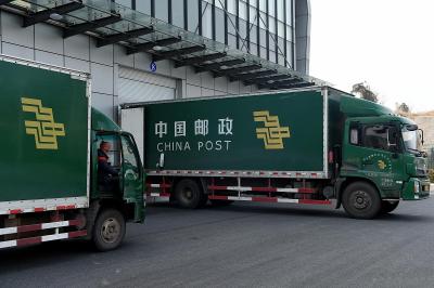 前11个月我国邮政行业寄递业务量完成1967.5亿件
