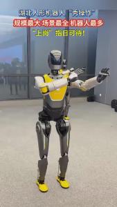 光谷追光行丨湖北人形机器人“秀操作”