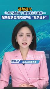 小红书台湾下载量跃升至第一，越来越多台湾同胞开启“数字返乡”