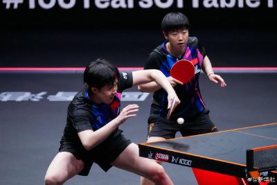 王楚钦孙颖莎混双首战告捷