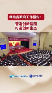 湖北省政府工作报告：营造创新氛围 打造创新生态