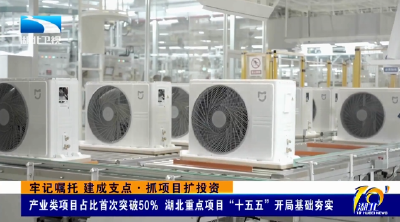 牢记嘱托 建成支点·抓项目扩投资 | 产业类项目占比首次突破50% 湖北重点项目“十五五”开局基础夯实