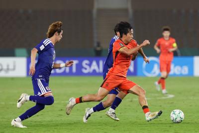 中国队获得U23男足亚洲杯亚军