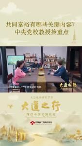 共同富裕有哪些关键内容？中央党校教授拎重点