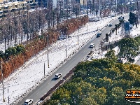 图集 | 荆州沿江景观披“银装” 宛如童话世界