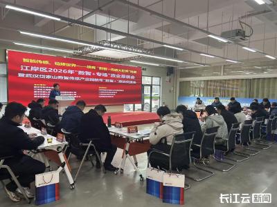 培育“数智+传感大世界”场景 武汉江岸区举办2026年“数智+专场”政企恳谈会