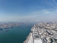 图集 | 荆州沿江景观披“银装” 宛如童话世界