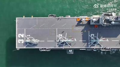 视频丨两栖攻击舰广西舰最新训练画面公开