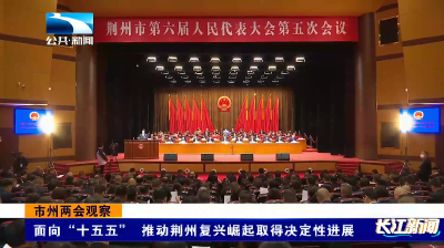 湖北卫视《湖北新闻》丨市州两会观察 面向“十五五” 推动荆州复兴崛起取得决定性进展