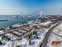 图集 | 荆州沿江景观披“银装” 宛如童话世界