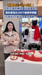 机器人这手比人还稳，又软又滑的嫩豆腐也能拿起！