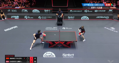 王楚钦等5名国乒选手率先晋级8强 WTT新加坡大满贯最新赛程