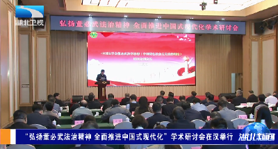 “弘扬董必武法治精神 全面推进中国式现代化”学术研讨会在汉举行