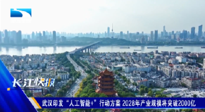 武汉印发“人工智能+”行动方案 2028年产业规模将突破2000亿
