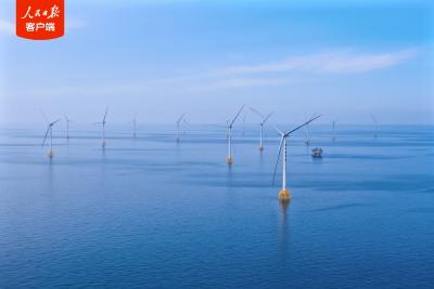 我国水深最深海上风电项目全容量并网发电