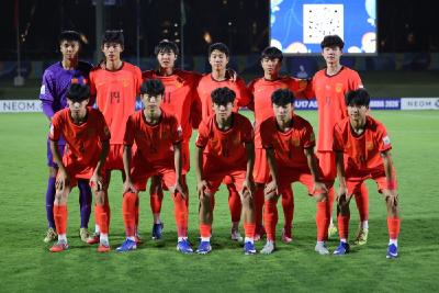 中国U17男足战胜澳大利亚队，时隔22年再次闯入亚洲杯决赛
