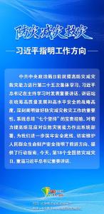 防灾减灾救灾，习近平指明工作方向