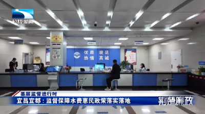 基层监督进行时 | 宜昌宜都：监督保障水费惠民政策落实落地