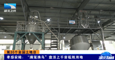 第36个全国土地日 | 孝感安陆：“腾笼换鸟”盘活上千亩低效用地