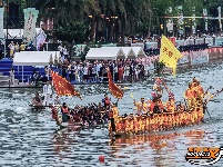 荆州洪湖：龙凤竞渡迎端午