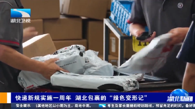 快递新规实施一周年 湖北包裹的“绿色变形记”