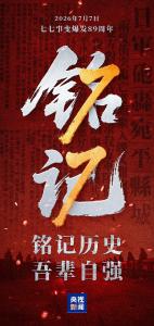 “七七事变”89周年，铭记历史、吾辈自强！