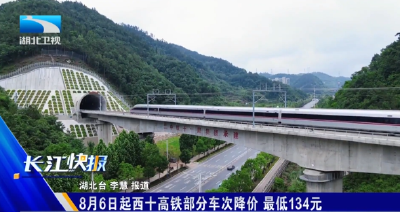8月6日起西十高铁部分车次降价 最低134元