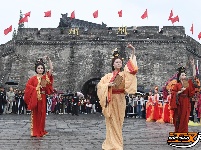 图集 | 国庆首日 荆州宾阳楼开城仪式带你“穿越”回楚都