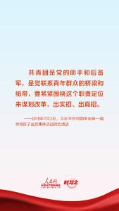 党旗所指就是团旗所向 习近平对共青团工作提出殷切期望