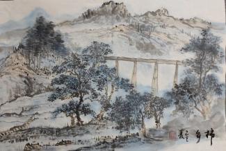 艺术视角 | 且看画笔描绘“甜柿之乡”的初夏之美