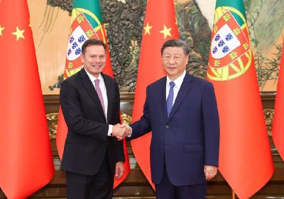 习近平会见葡萄牙总理蒙特内格罗