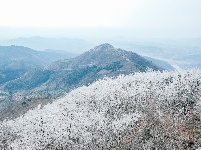 雪后初霁的红安老君山