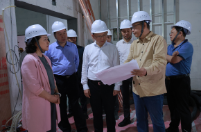 胡广督办重点项目建设