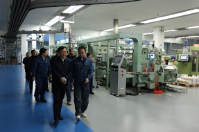 胡广到红安县食品科技产业园企业开...