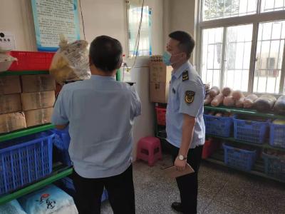 【食品安全专栏】门古市场监管开展校园食堂食品安全检查