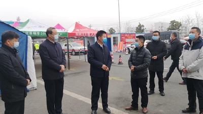 纪道清除夕日看望慰问疫情防控一线工作人员