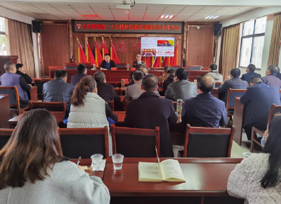 【学习贯彻党的二十大精神】回龙乡：召开学习贯彻党的二十大精神宣讲大会