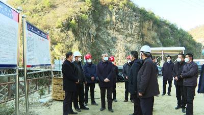 赵哲来房调研水利水电工程项目