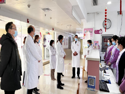 县保健院：开展春节后首次行政查房