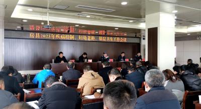 房县2023年疾病控制、妇幼老龄、基层卫生工作会议召开