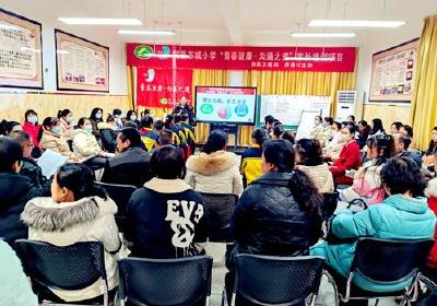 青春健康“沟通之道”家长培训项目走进房县东城小学