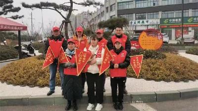 县公检中心：开展文明劝导，为创文添砖加瓦