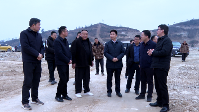 纪道清在调研新能源（化工）产业园项目建设时强调：科学谋划统筹施工 全力推进项目建设