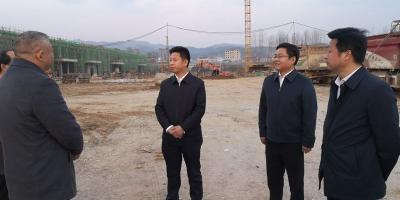 纪道清谢晓鸣调研督导重点项目建设