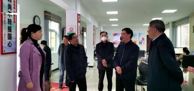 省退役军人服务中心来我县调研
