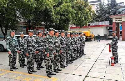 青峰镇：点验展现新风采 铿锵誓言铸使命