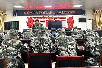 门古寺镇：“点”出民兵面貌  “验”出武装风采