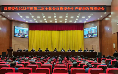 县安委会召开2023年度第二次全体会议暨安全生产春季攻势推进会
