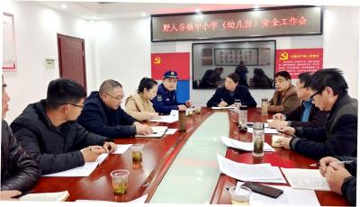 野人谷镇中心学校：召开教育安全工作专题会