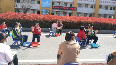 城关镇花宝小学举行“七步洗手法”比赛